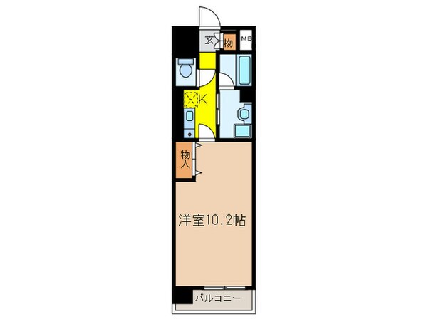 ヒルズ新栄２号館の物件間取画像